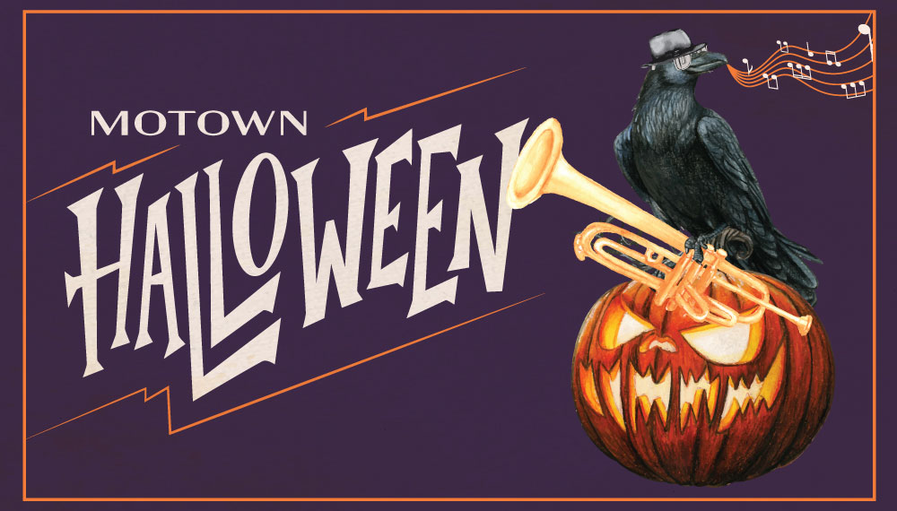 Graphic that says Motown Halloween
