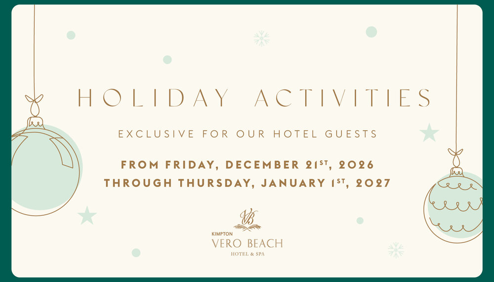 Holiday activities exclusive for hotel guests at Kimpton Vero Beach
